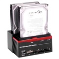 Multifunctional USB 2.0 to SATA/IDE Docking Station - Black