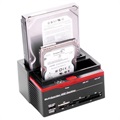 Multifunctional USB 2.0 to SATA/IDE Docking Station - Black
