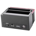 Multifunctional USB 2.0 to SATA/IDE Docking Station - Black