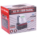 Multifunctional USB 2.0 to SATA/IDE Docking Station - Black
