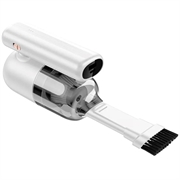 Multifunctional Vacuum Cleaner with Flashlight F16 - White
