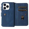 Multipurpose Series iPhone 14 Pro Max Wallet Case - Blue