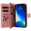 Multipurpose Series iPhone 14 Pro Wallet Case - Pink