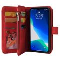 Multipurpose Series iPhone 14 Pro Wallet Case - Red