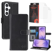 Samsung Galaxy S26 MyTPhone CardMate Leather Wallet Case - Black