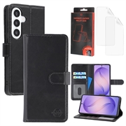 Samsung Galaxy S26+ MyTPhone CardMate Leather Wallet Case - Black
