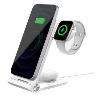 Nillkin Powertrio 3-in-1 MagSafe Wireless Charger with Apple Watch Charger