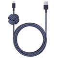 Native Union Night Braided Lightning Cable - 3m - Blue