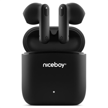 Niceboy Hive Beans True Wireless Headphones - Black