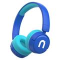 Niceboy Hive Kiddie On-Ear Wireless Headphones with Noise Limiter - Blue