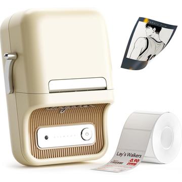 Niimbot B21 Pro Smart Label Printer - 300DPI - Beige