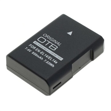 Nikon EN-EL14 Battery - Df, D3300, D5300, D5500 - 950mAh