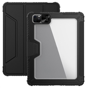 iPad Air 11 (2024)/iPad Pro 11 2022/2021/2020/iPad Air 2022/2020 Nillkin Bumper Smart Folio Case - Black / Transparent