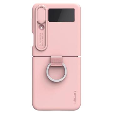 Nillkin CamShield Silky Samsung Galaxy Z Flip4 Silicone Case - Pink