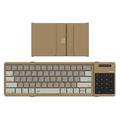 Nillkin Cube Pocket Foldable Bluetooth Keyboard with Touchpad - Khaki