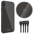 Nillkin Fancy iPhone XR Case / Wireless Charger / 3-in-1 Cable