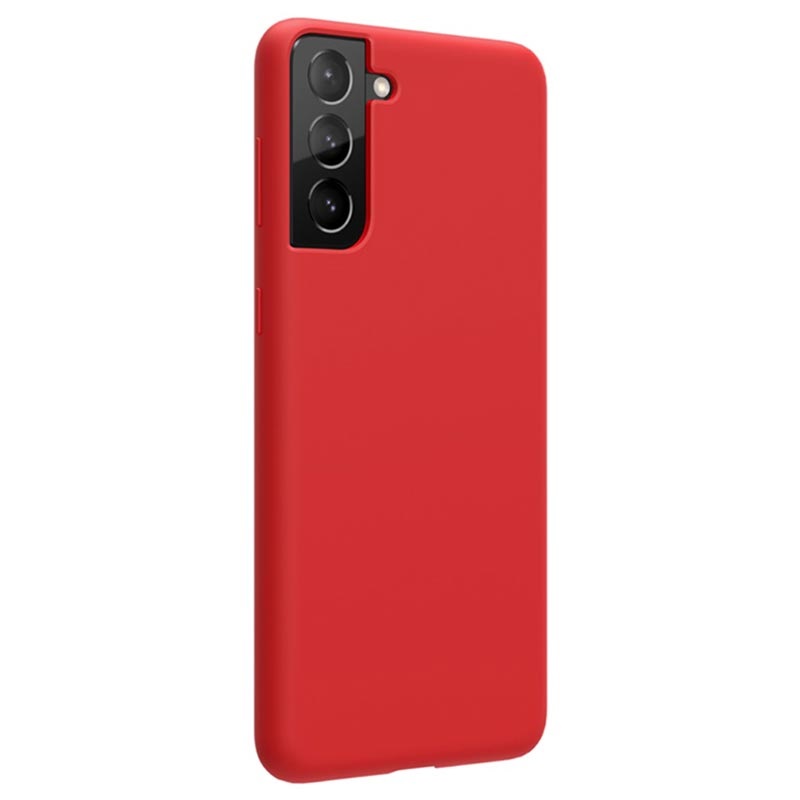 Nillkin Flex Pure Samsung Galaxy S21+ 5G Liquid Silicone Case - Red