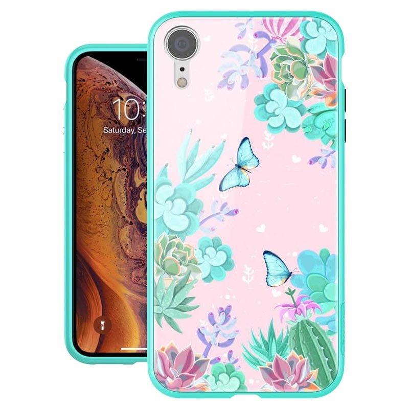 Nillkin Floral iPhone XR Hybrid Case Colorful Flowers