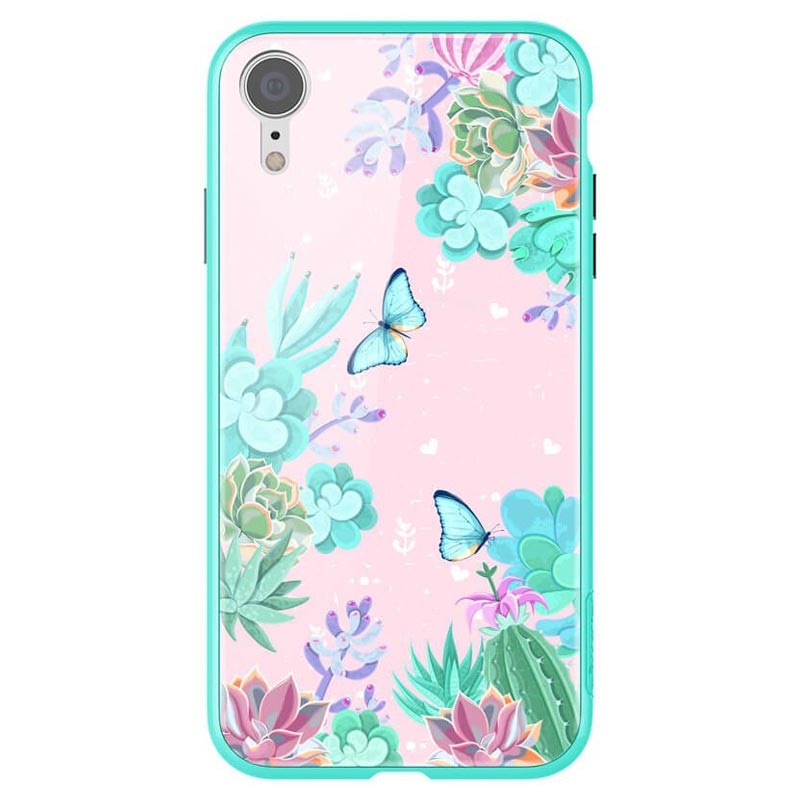 Nillkin Floral iPhone XR Hybrid Case Colorful Flowers