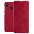 Nillkin Qin Samsung Galaxy A30, Galaxy A20 Flip Case with Card Slot - Red