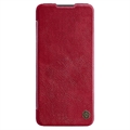 Nillkin Qin Samsung Galaxy A34 5G Flip Case with Card Slot - Red
