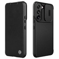 Nillkin Qin Pro Series Samsung Galaxy S22 5G Flip Case - Black