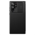 Nillkin Qin Pro Samsung Galaxy S22 Ultra 5G Flip Case - Black