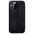 Nillkin Qin Pro Series iPhone 13 Pro Max Flip Case - Black