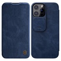Nillkin Qin Pro Series iPhone 13 Pro Max Flip Case - Blue