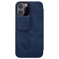 Nillkin Qin Pro Series iPhone 13 Pro Max Flip Case - Blue