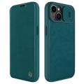 Nillkin Qin Pro Series Samsung Galaxy S22 5G Flip Case - Black