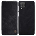 Nillkin Qin Series Samsung Galaxy A12 Flip Case - Black