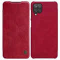 Nillkin Qin Series Samsung Galaxy A12 Flip Case - Red