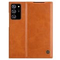 Nillkin Qin Series Samsung Galaxy Note20 Ultra Flip Case - Brown