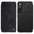 Nillkin Qin Series Samsung Galaxy S22 5G Flip Case - Black