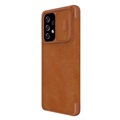 Nillkin Qin Series Samsung Galaxy A53 5G Flip Case - Brown