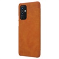 Nillkin Qin Series OnePlus 9 Flip Case - Brown
