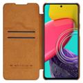 Nillkin Qin Series Samsung Galaxy M53 Flip Case - Brown