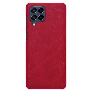 Nillkin Qin Series Samsung Galaxy M53 Flip Case - Red
