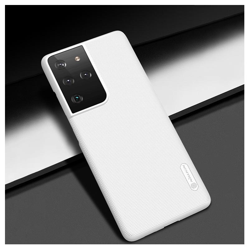 Nillkin Super Frosted Shield Samsung Galaxy S21 Ultra 5g Case White Nillkin Super Frosted Shield Samsung Galaxy S21 Ultra 5g Case White