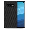 Nillkin Synthetic Carbon Fiber Samsung Galaxy S10 Case - Black