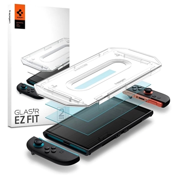 Nintendo Switch 2 Spigen Glas.tR Ez Fit Tempered Glass Screen Protector - 9H - 2 Pcs.