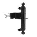 No-Drill Gutter Mount Bracket for Security Camera and Solar Panel - Black