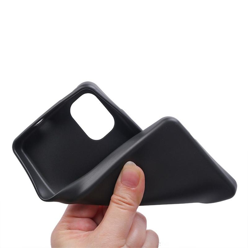 Custodia Per Nokia C02 (5.45'') + 3 Pellicole Vetro Temperato – Cover Morbida TPU Nera Antiurto – TH