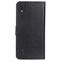 Nokia C2 2nd Edition Wallet Case with Magnetic Closure - Black