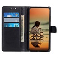 Nokia C2 2nd Edition Wallet Case with Magnetic Closure - Black