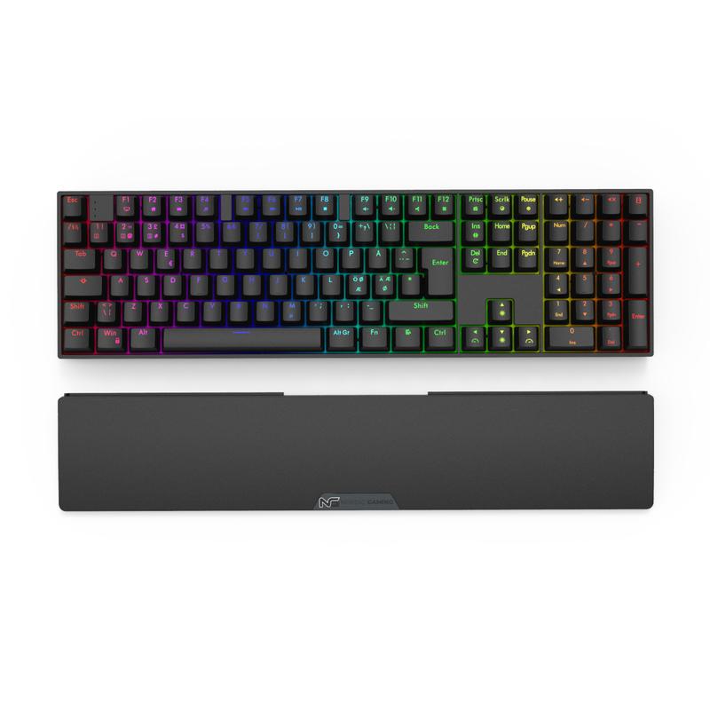 Nordic Operator Mechanical RGB Gaming Keyboard Nordic Layout