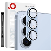 Samsung Galaxy S26 Northjo Full Protection Matte Metal and Tempered Glass Camera Lens Protector - Blue