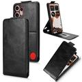 Nothing CMF Phone 2 Pro Vertical Flip Case with Stand - Black