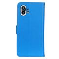 Nothing Phone (1) Wallet Case with Magnetic Closure - Blue